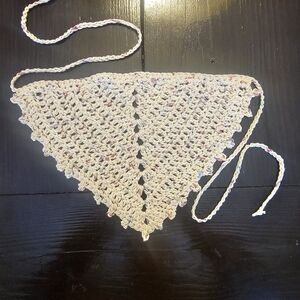 Handmade hair bandana.